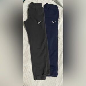 Nike Kids Black and Navy Leggings